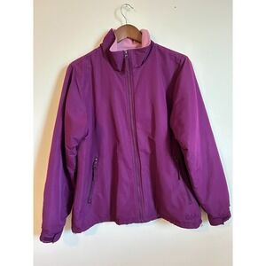 CABELAS Jacket Womens L Pink Soft Shell Hot Fleece-lined Coat Parka